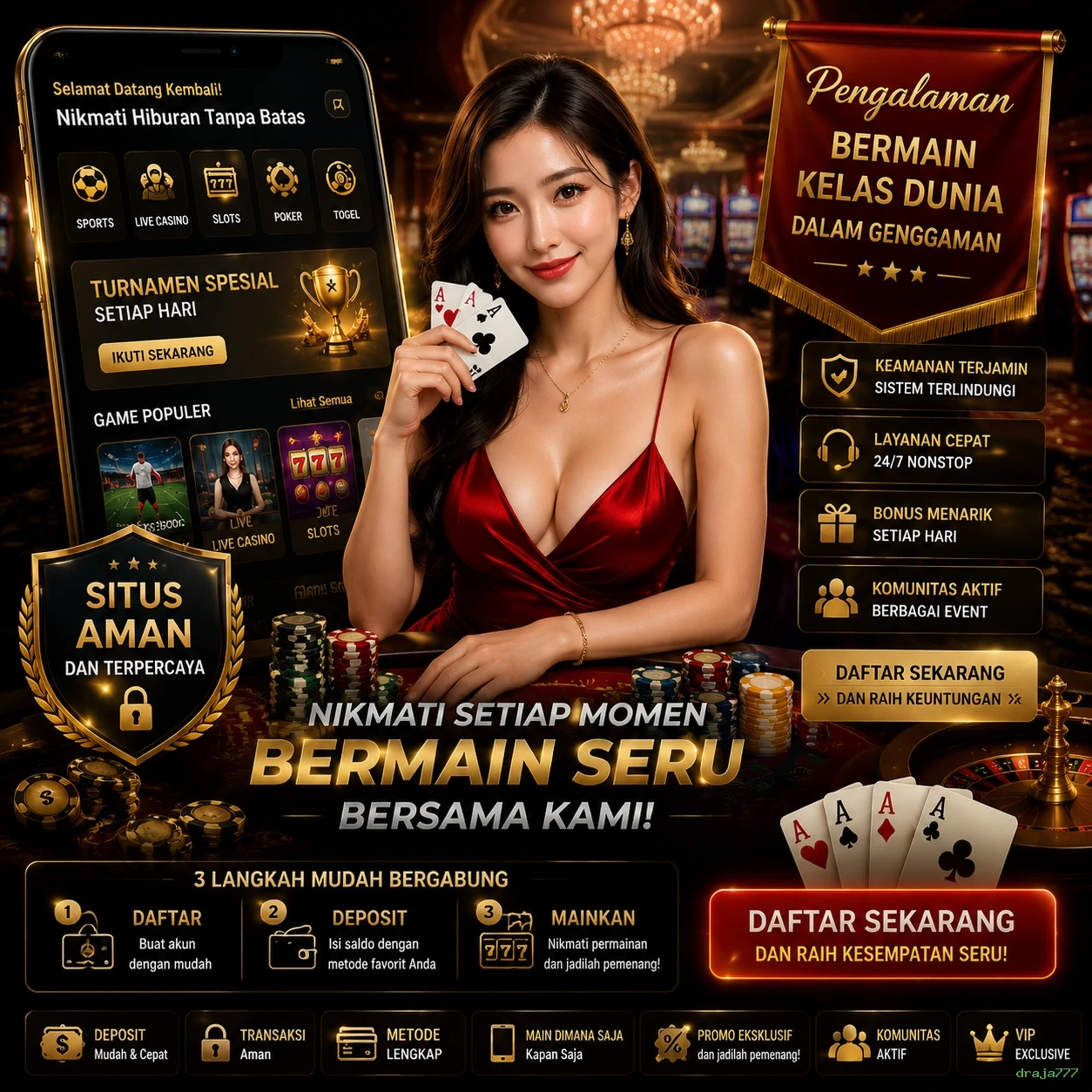 draja777 Bonus Menarik