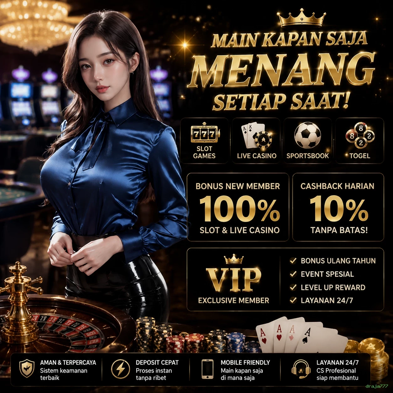 draja777 Platform Game Terpercaya untuk Pemain Indonesia